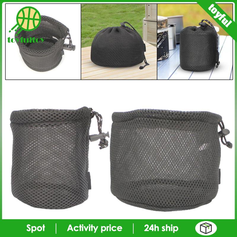 Túi Lưới Dây Rút Đựng Đồ Ăn Cắm Trại Du Lịch Tiện Dụng