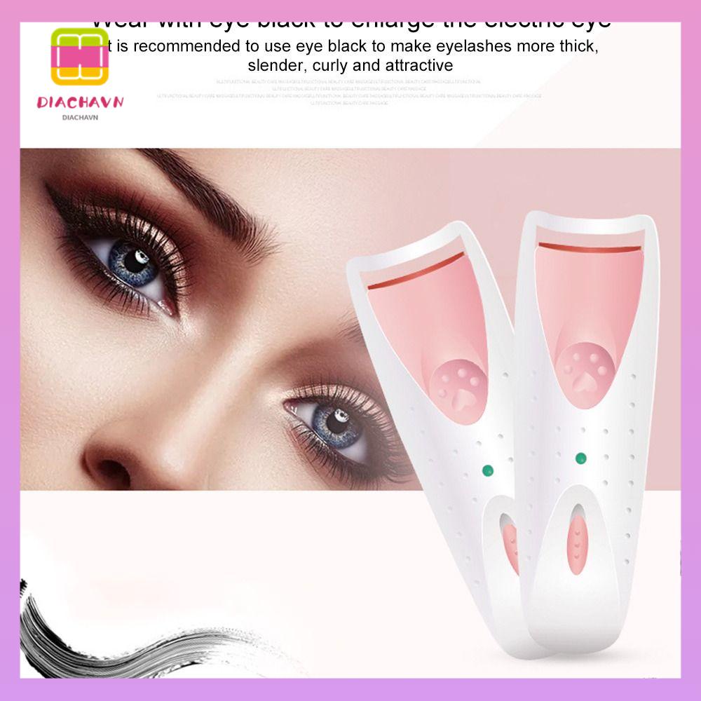 DIACHAVN Dụng Cụ Uốn Lông Mi Bằng Nhiệt Tự Nhiên Lâu Trôi