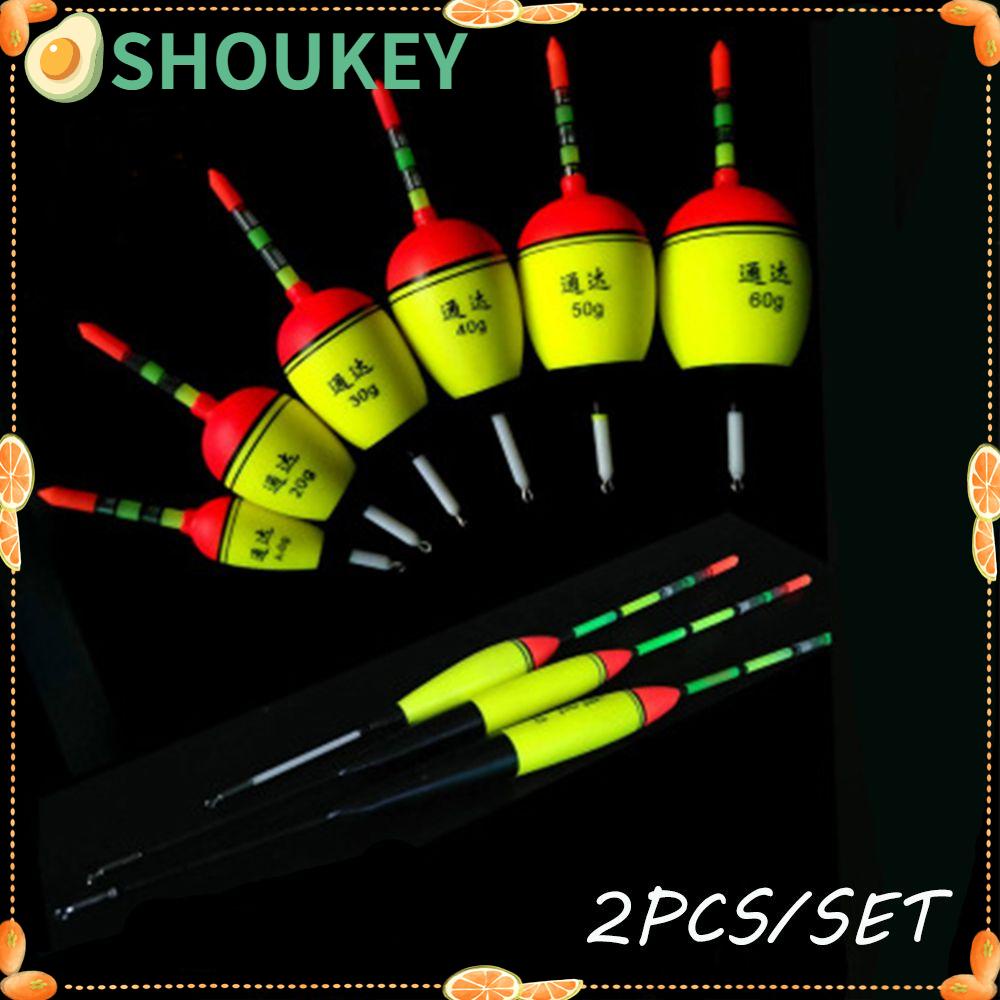 SHOUKEY Phao Nổi Câu Cá Phát Sáng Ban Đêm Bằng Nhựa Chất Lượng Cao