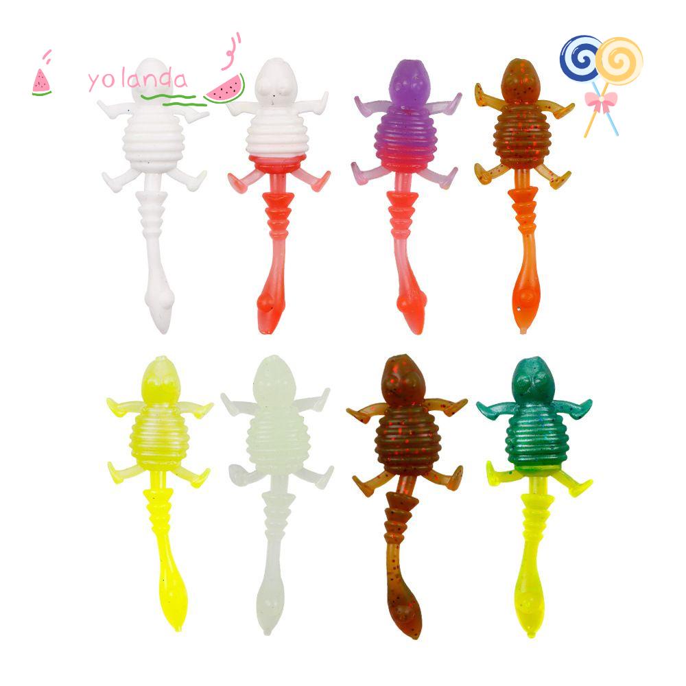 YOLA Bộ 20 Mồi Câu Cá Mềm 5cm Chất Lượng Dễ Sử Dụng