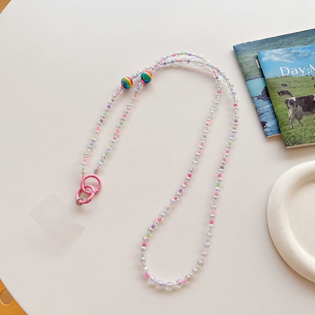 Dây Đeo Điện Thoại Acrylic Đính Đá Pha Lê Thời Trang Cho Nữ Mới