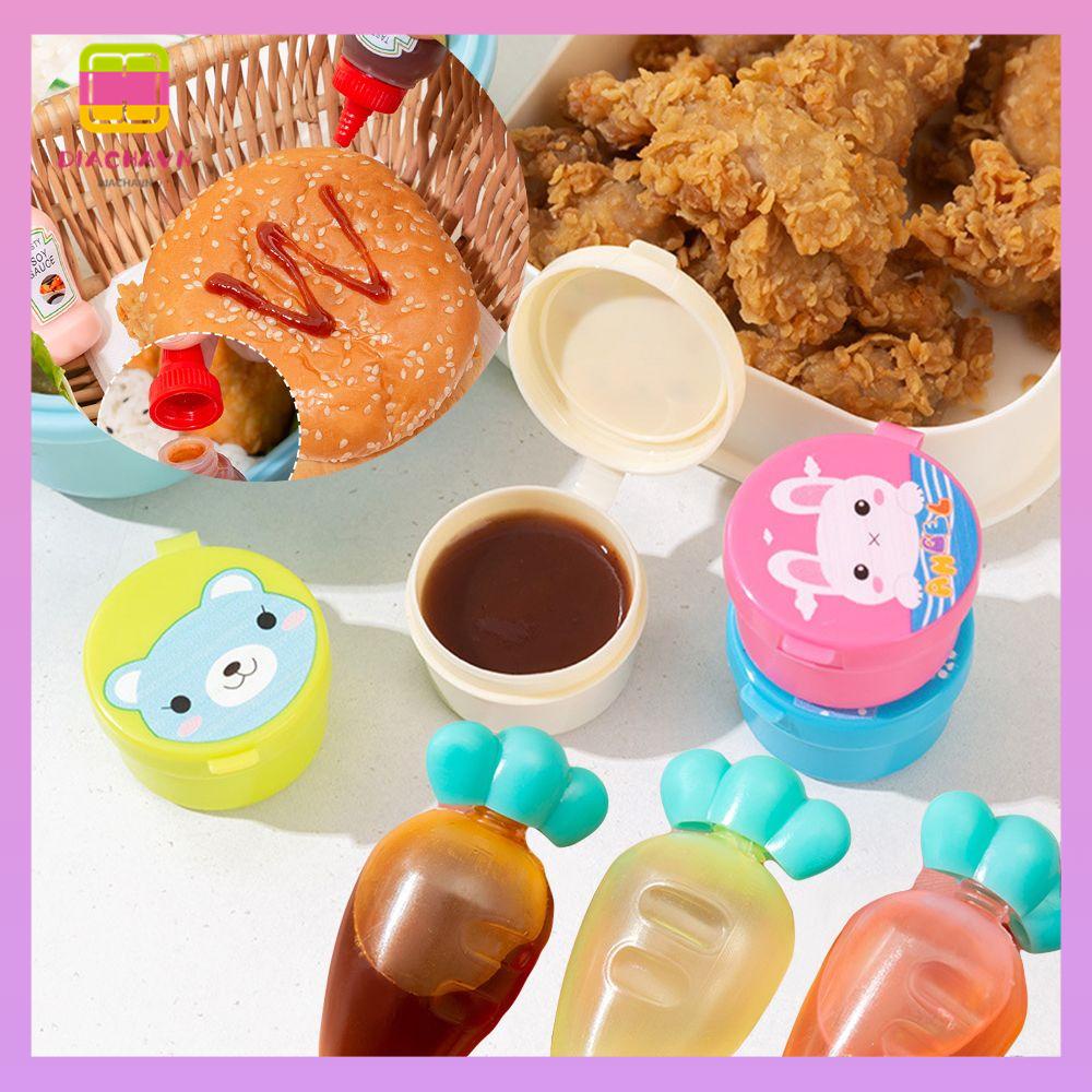 DIACHAVN Lọ Đựng Gia Vị Dạng Bóp Mini Hình Củ Cải Hoạt Hình Cho Trẻ Em