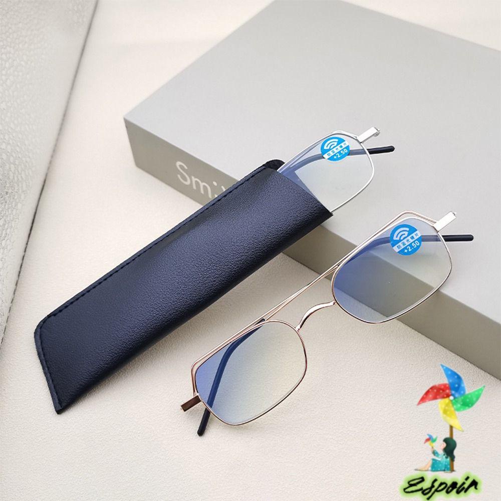 ESPO Kính Đọc Sách Gọng Kim Loại Chống Ánh Sáng Xanh Thiết Kế Đơn