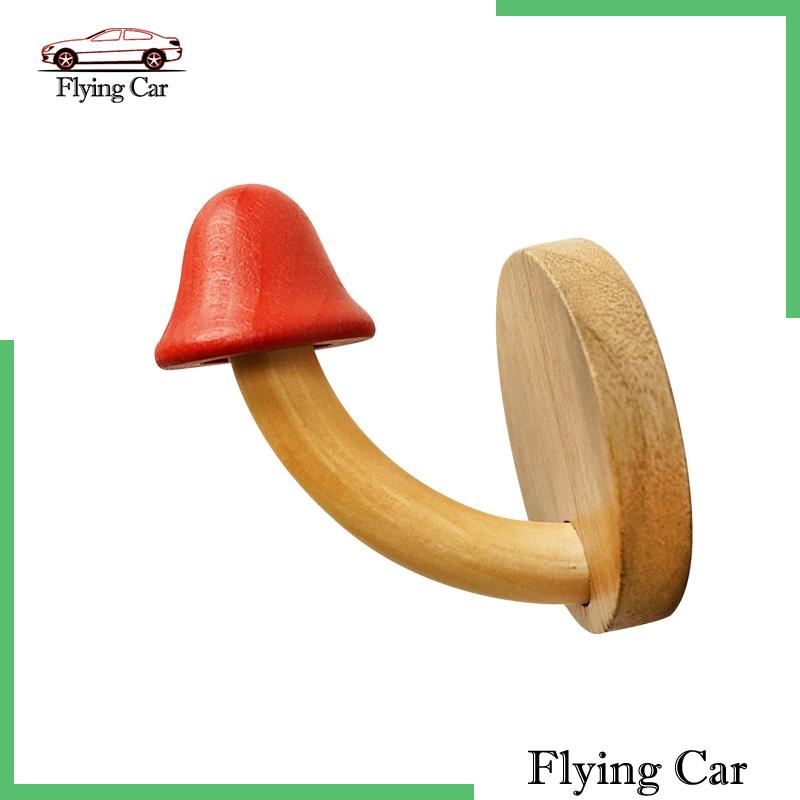 Móc Treo Áo Khoác / Mũ / Túi Xách Bằng Gỗ Kiểu Dáng Dễ Thương Tiện Dụng