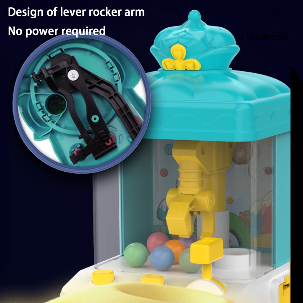 Loveruse Đồ Chơi Máy Kẹp Móng Vuốt Điều Khiển Chuyển Động Đơn Giản Giải Trí Dễ Sử Dụng Cho Bé