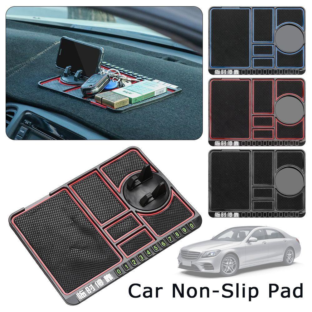 SUYO Thảm Lót Bảng Điều Khiển Xe Hơi 4 Trong 1 Bằng PU Chống Trượt Đa Năng Có Thể Giặt Được