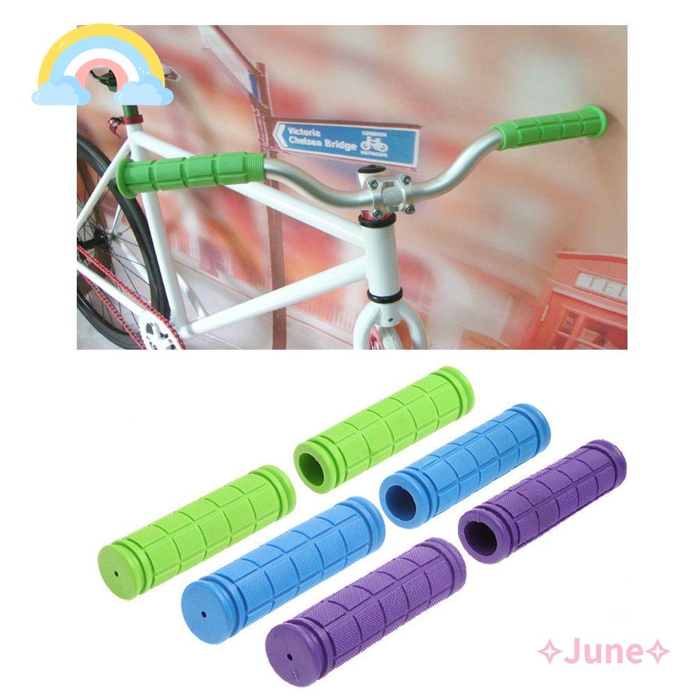 JUNE 1 Cặp Tay Nắm Xe Đạp Leo Núi Bằng Cao Su Mềm Tự Dính Cố Định Bánh Răng Cố Định; MTB; BMX; Mountain Bike; 1 Cặp