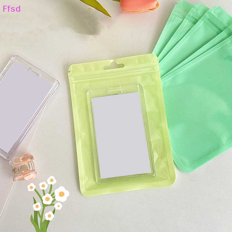 Set 10 Túi Đựng Thẻ Ảnh Thần Tượng Kpop Màu Kẹo