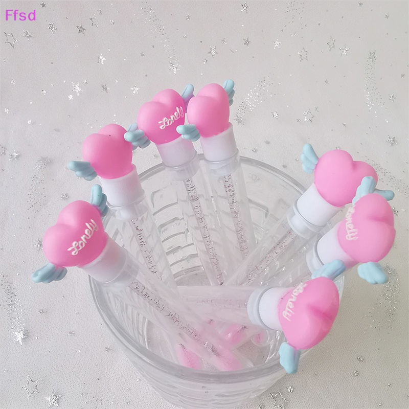 {Ffsd} 1 Cọ Chải Lông Mi Ống Lông Mày Trái Tim Thay Thế Chống Bụi Có Thể Tái Sử Dụng