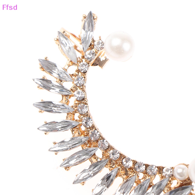 Khuyên Kẹp Vành Tai Đính Đá Pha Lê Phong Cách Bohemian