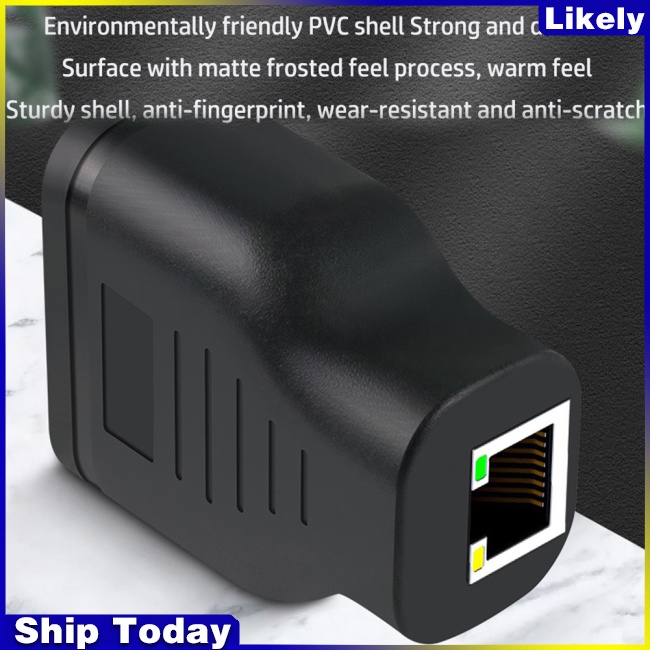 Dây Cáp Chia Mạng Rj45 Rj45 1 Sang 2 LAN Dài 100M Với Đầu Cắm Usb Chuyên Dụng