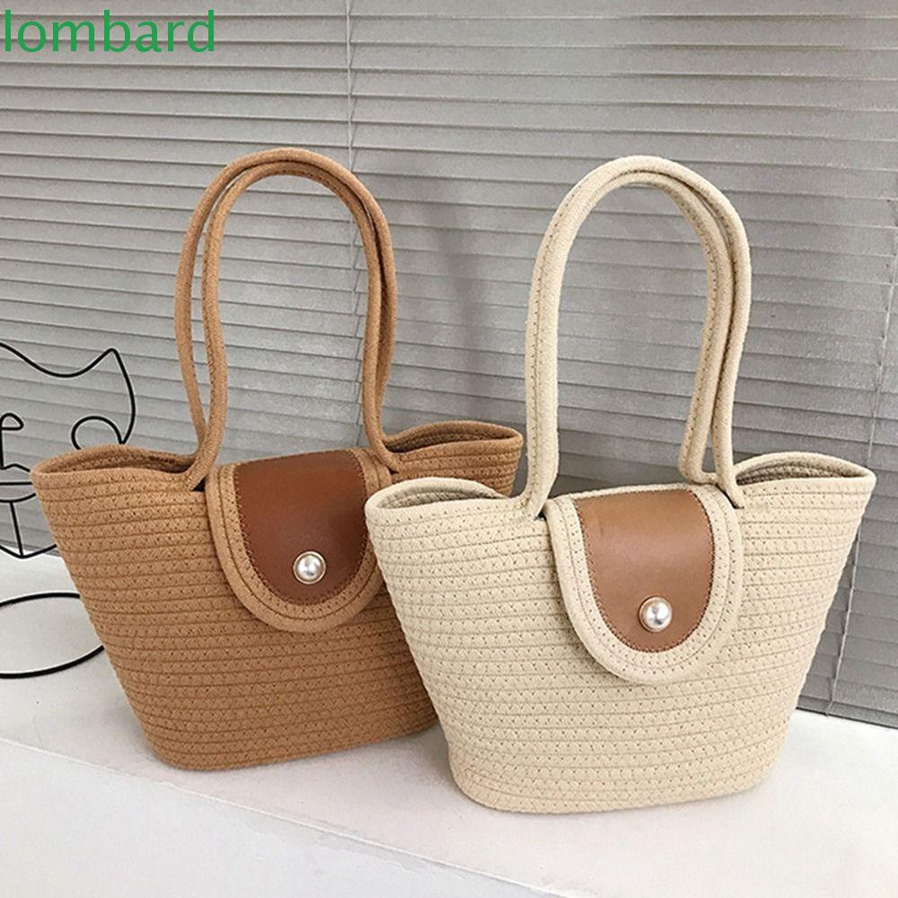 LOMBARD Túi Xách Du Lịch Cỡ Lớn Phong Cách Vintage Cho Nữ