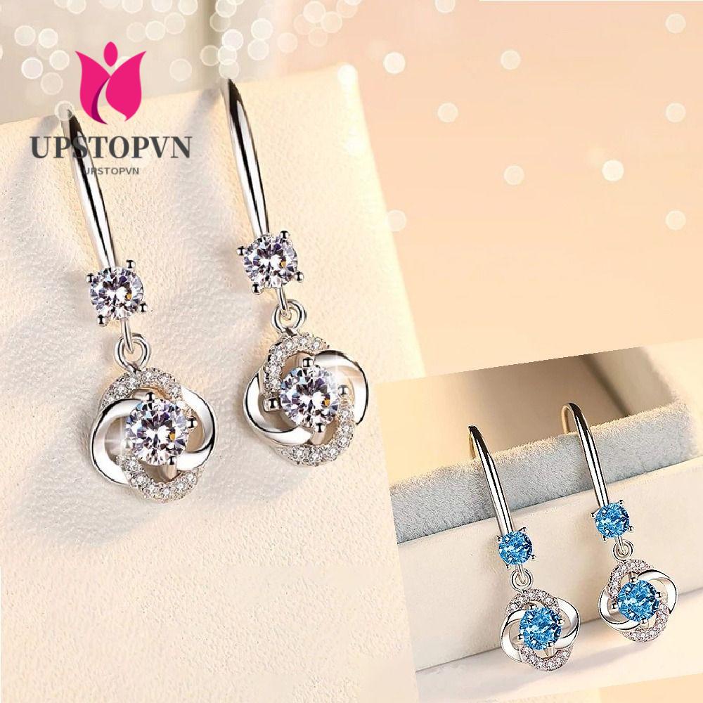 UPSTOPVN Bộ 2 Đôi Bông Tai Từ Tính Bằng Hợp Kim Sáng Tạo Cho Nữ