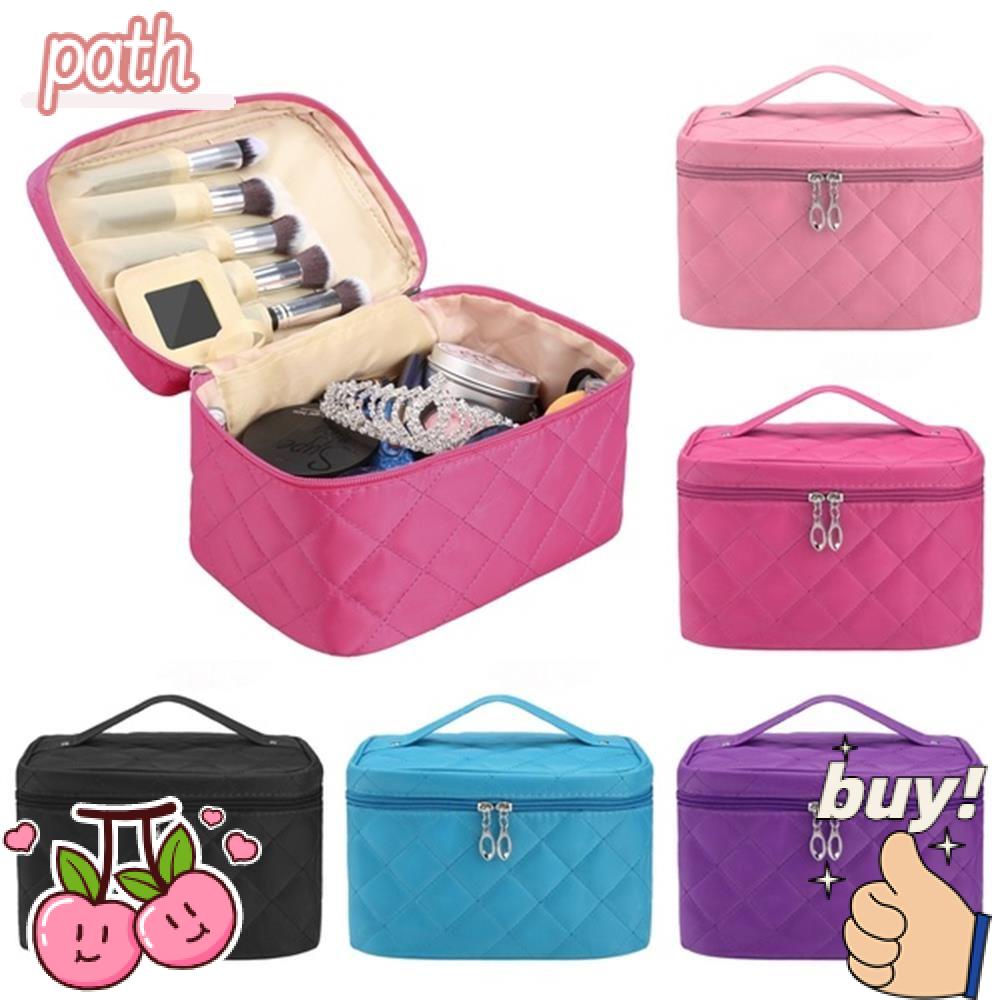 PATH Túi Đựng Mỹ Phẩm Cỡ Lớn Thiết Kế Hình Oval Thời Trang Tiện Dụng Mang Theo Du Lịch Cho Nữ