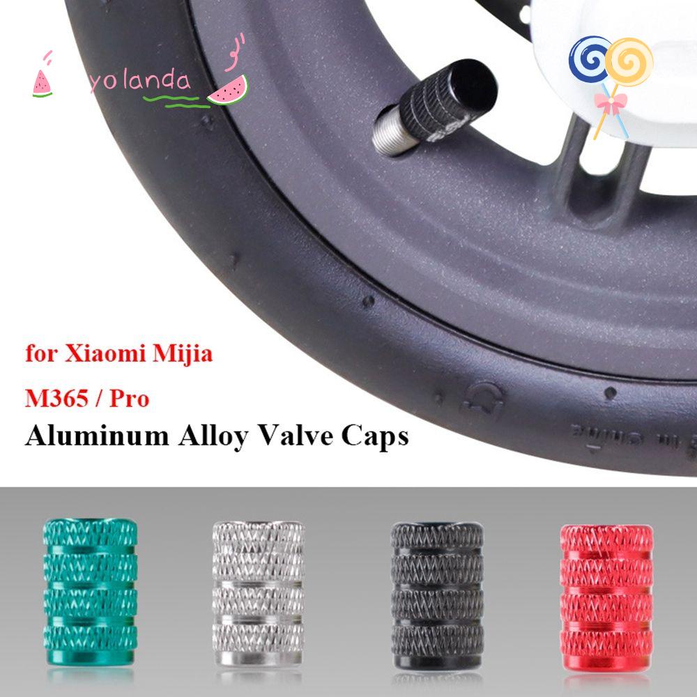 YOLA Bộ 1 / 2 Nắp Van Bằng Hợp Kim Nhôm Chất Lượng Cao Dành Cho Xe Scooter M365 / Pro