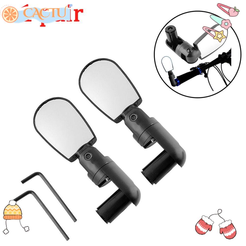 CACTU 1 Cặp Gương Chiếu Hậu Góc Rộng Dễ Dàng Điều Chỉnh Cho Xe Đạp