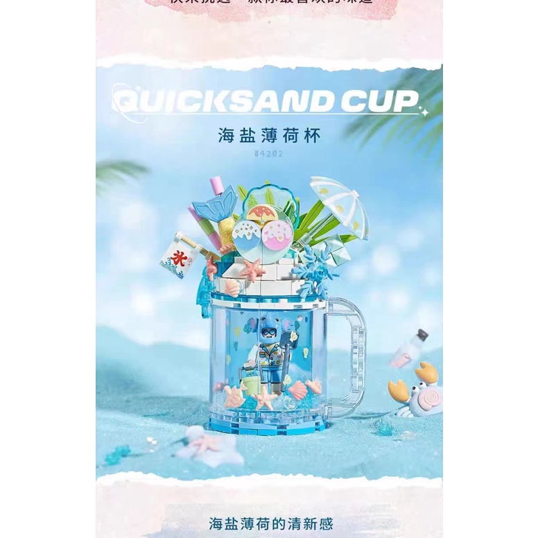 Loz Bộ Đồ Chơi Lắp Ráp Mô Hình Ly Kem Lấp Lánh Cho Bé