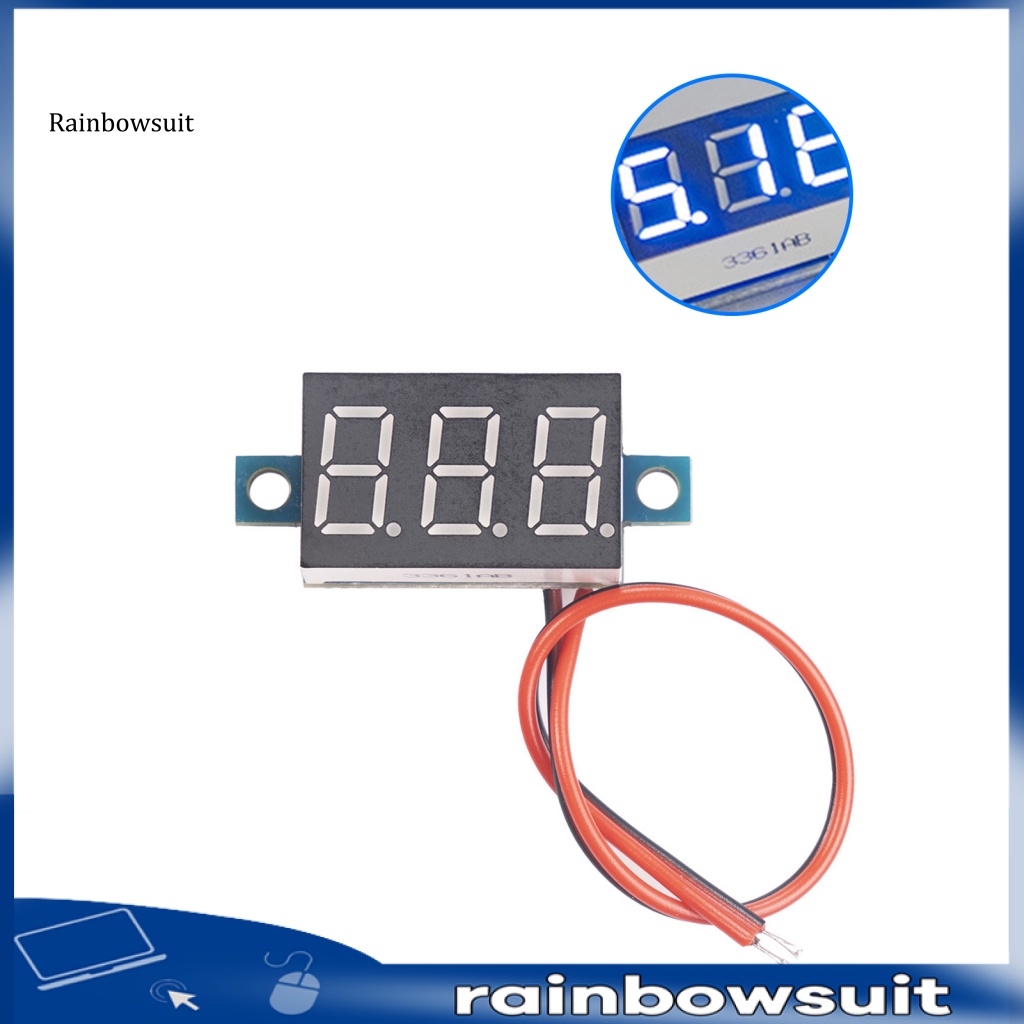 Mô Đun Kiểm Tra Điện Áp JH_VDCS1-V03 Màn Hình LED 0.36 Inch DC0-40V Độ Chính Xác Cao