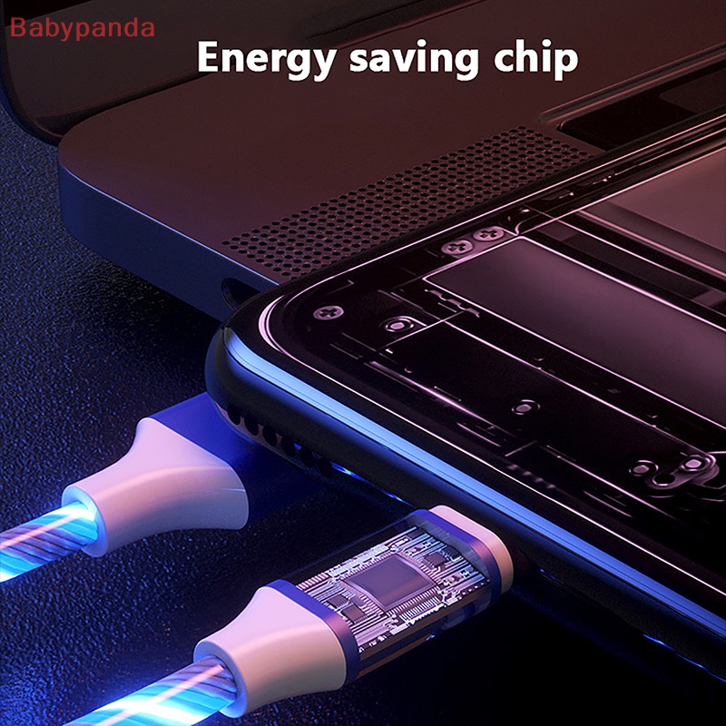 Dây Cáp Sạc Nhanh 5A Có Đèn LED Phát Sáng Dành Cho iPhone Samsung Xiaomi Redmi