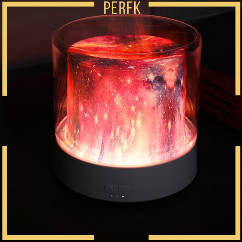 Máy Phun Sương Tạo Ẩm Hình Ngọn Lửa Nhiều Màu Có Hẹn Giờ