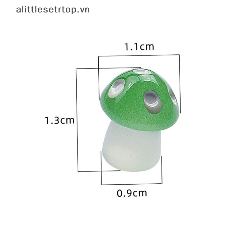 Alittlesetrtop 5 cái nấm phát sáng microlandscape succulent diy trang trí.
