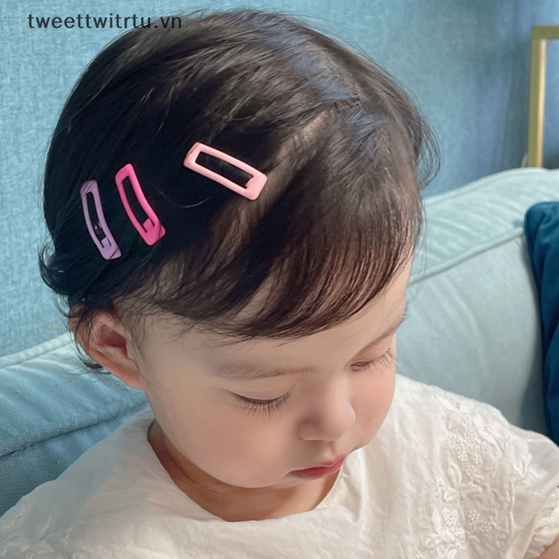 1 Set Kẹp Tóc Hình Ngôi Sao Năm Cánh Cỡ Nhỏ Dễ Thương Cho Bé Gái