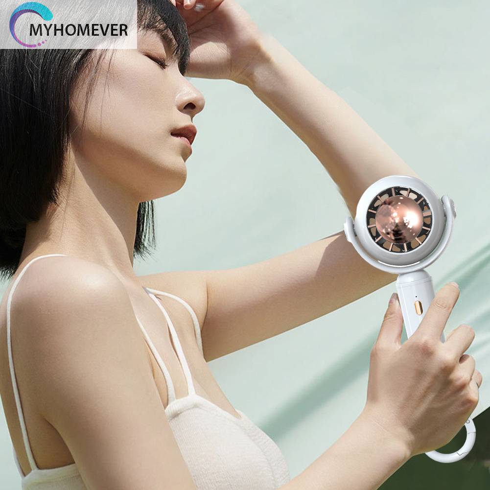 Quạt Làm Mát Cầm Tay 1200mAh Tiện Dụng Cho Gia Đình / Văn Phòng / Trường Học