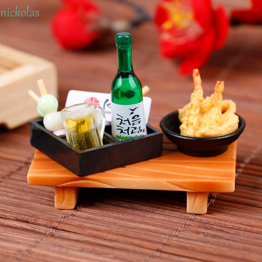 NICKOLAS 1 Set Hộp Thức Ăn Trang Trí Nhà Búp Bê