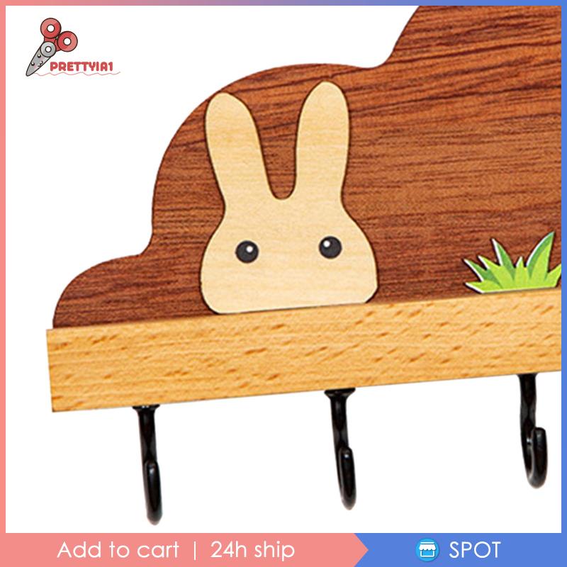 Móc Treo Chìa Khóa Gắn Tường Thiết Kế Dễ Thương Trang Trí Nhà Cửa