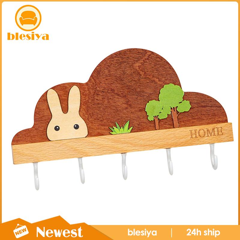 Móc Treo Chìa Khóa Gắn Tường Thiết Kế Dễ Thương Trang Trí Nhà Cửa