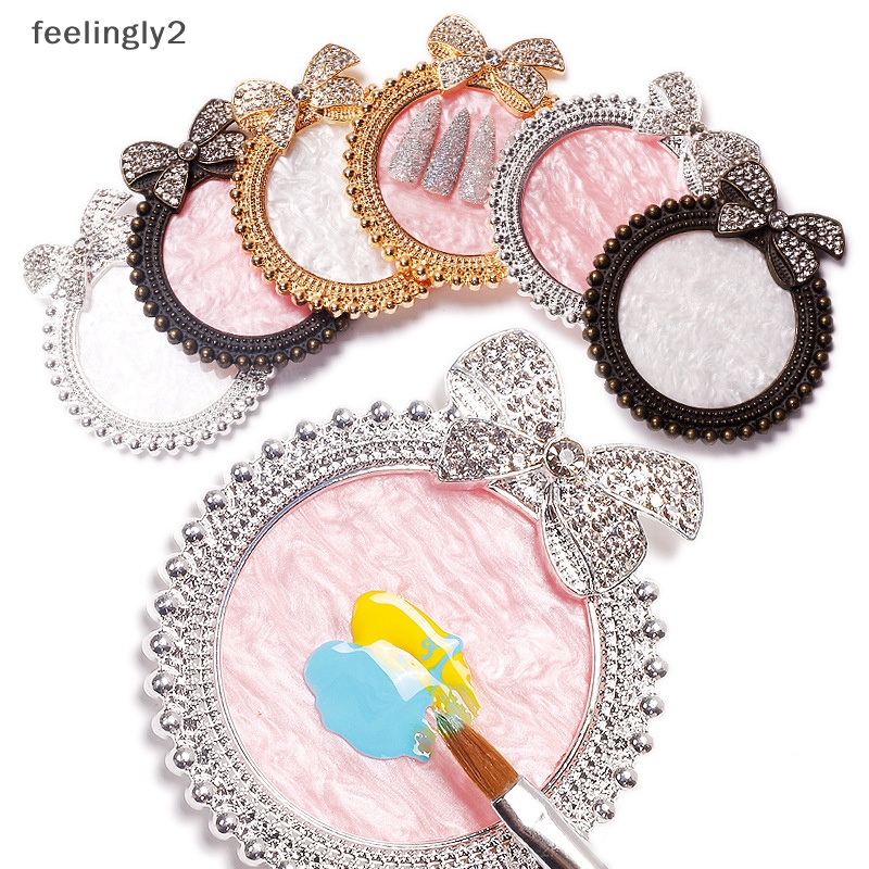 Bảng Pha Lê Hình Nơ Nhiều Màu Sắc Dùng Trưng Bày Móng Tay Nghệ Thuật