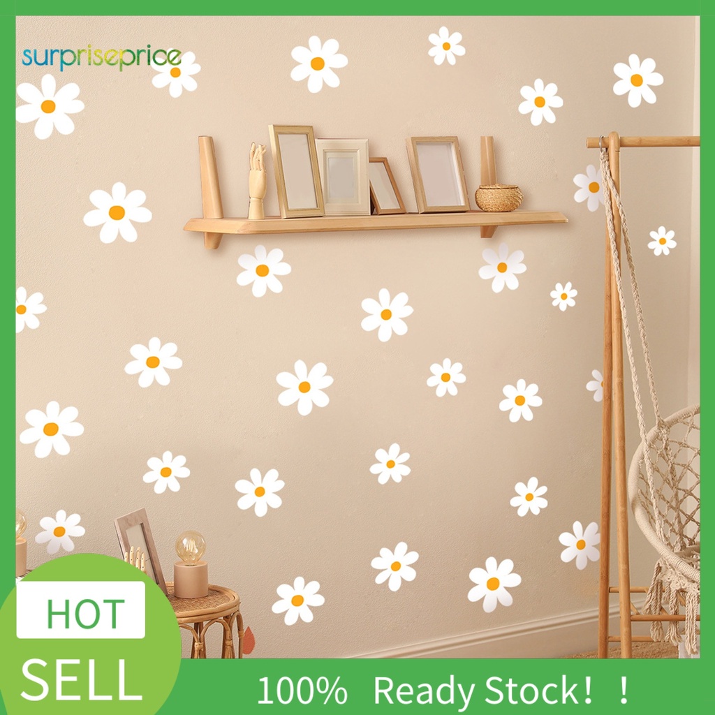 Miếng Dán Tường Bằng PVC Tự Dính Họa Tiết Hoa Nhỏ Trang Trí Nhà Cửa