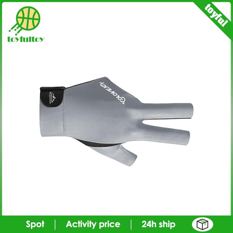 Găng Tay 3 Ngón Chơi Bi Da Chống Trượt Thoáng Khí