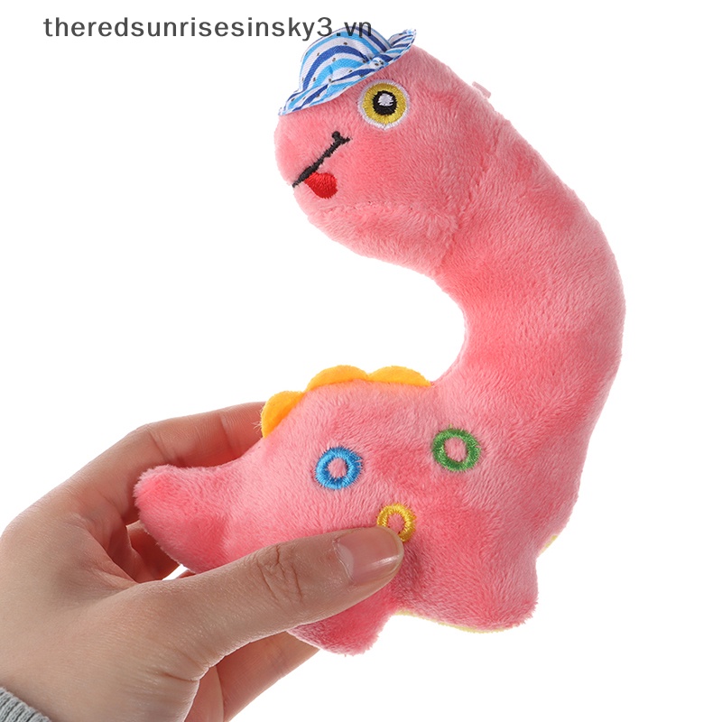 1 Móc Khóa Khủng Long Nhồi Bông 15cm Dễ Thương