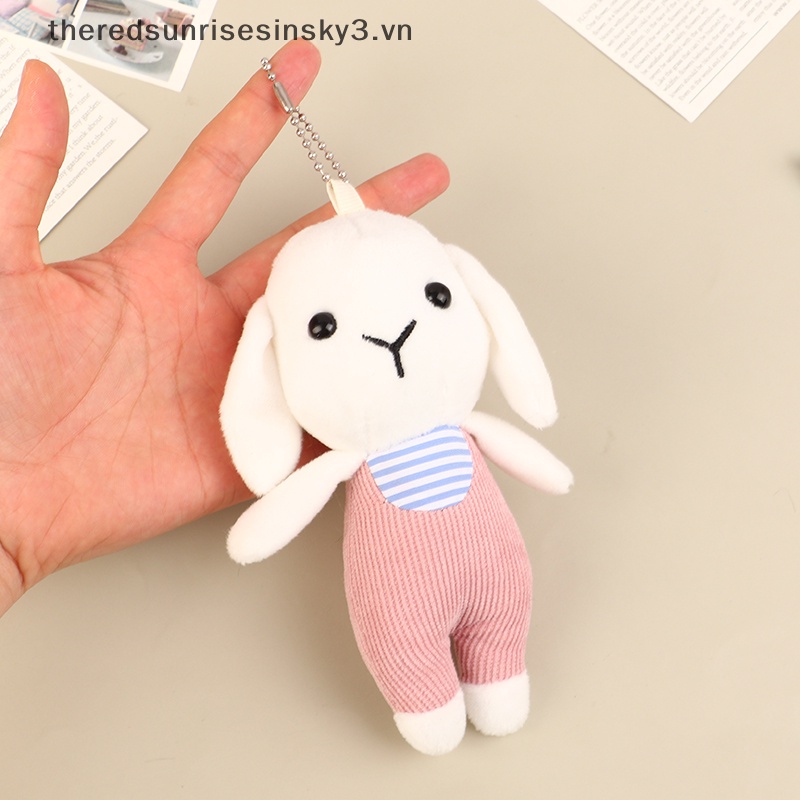 1 Móc Khóa Hình Thỏ Nhồi Bông 14cm Thời Trang