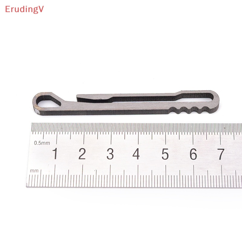 [ErudingV] 1 Chiếc Móc Treo Chìa Khóa Bằng Hợp Kim Titan Đa Năng Nhanh Chóng