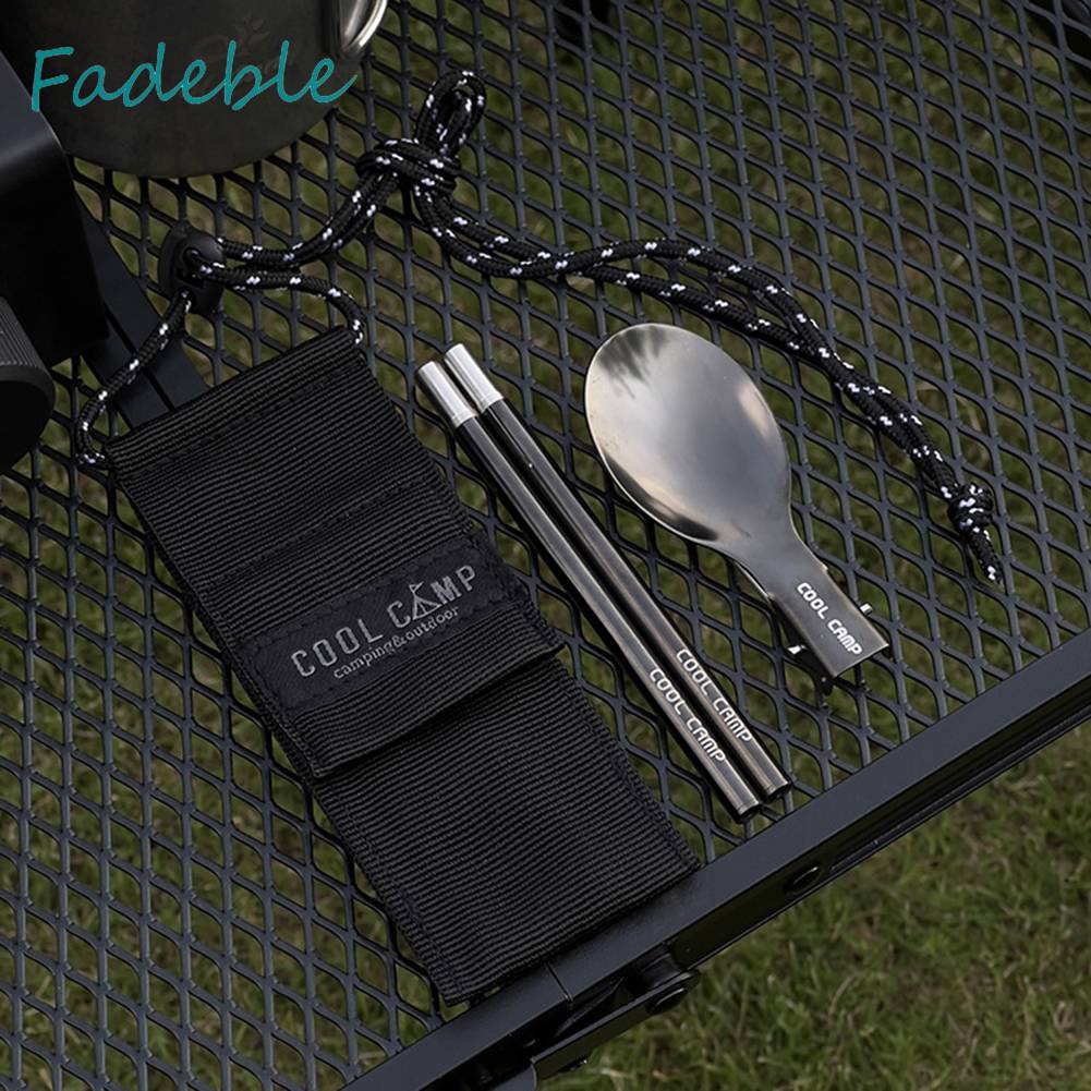 Bộ Muỗng Đũa Nĩa Nam Châm Gấp Gọn Tiện Lợi Du Lịch