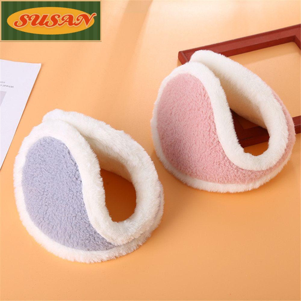 SUSANS Chụp Tai Giữ Ấm Nhiều Màu Sắc Thời Trang Mùa Đông Cho Nam Nữ