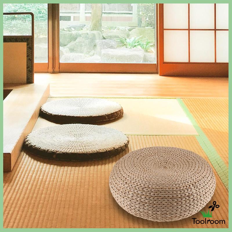 Đệm Ngồi Đan Rơm Thủ Công Thoáng Khí