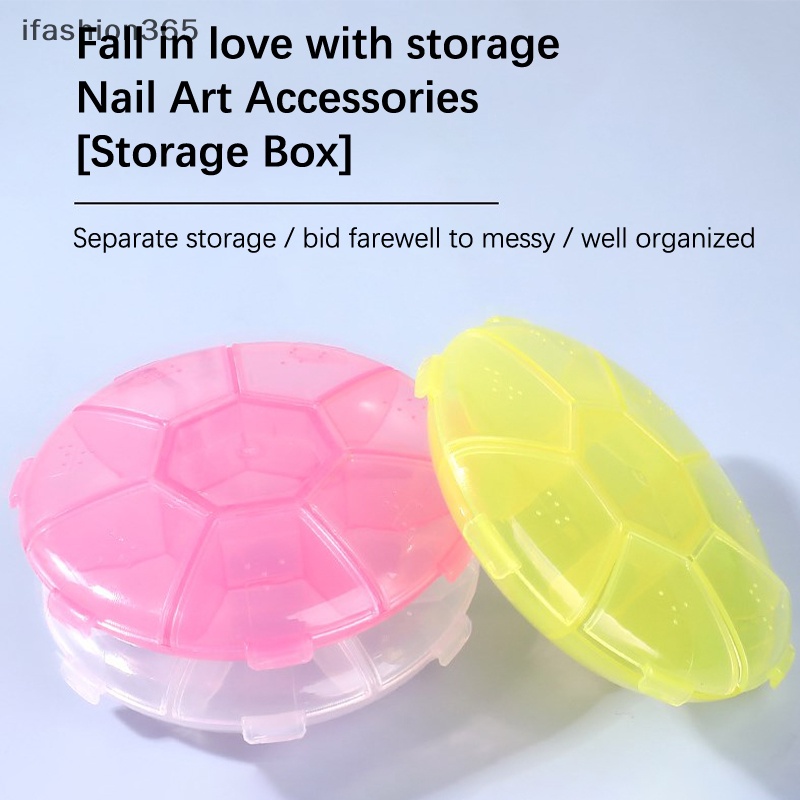 Hộp Đựng Phụ Kiện Trang Trí Móng Tay Nghệ Thuật Tiện Lợi ifashion365