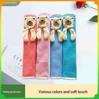Vải in hình tay nắm cửa kính bọc tay vịn cửa tủ lạnh vỏ bảo vệ vải mục vụ gió tay cầm chống va chạm toàn cầu