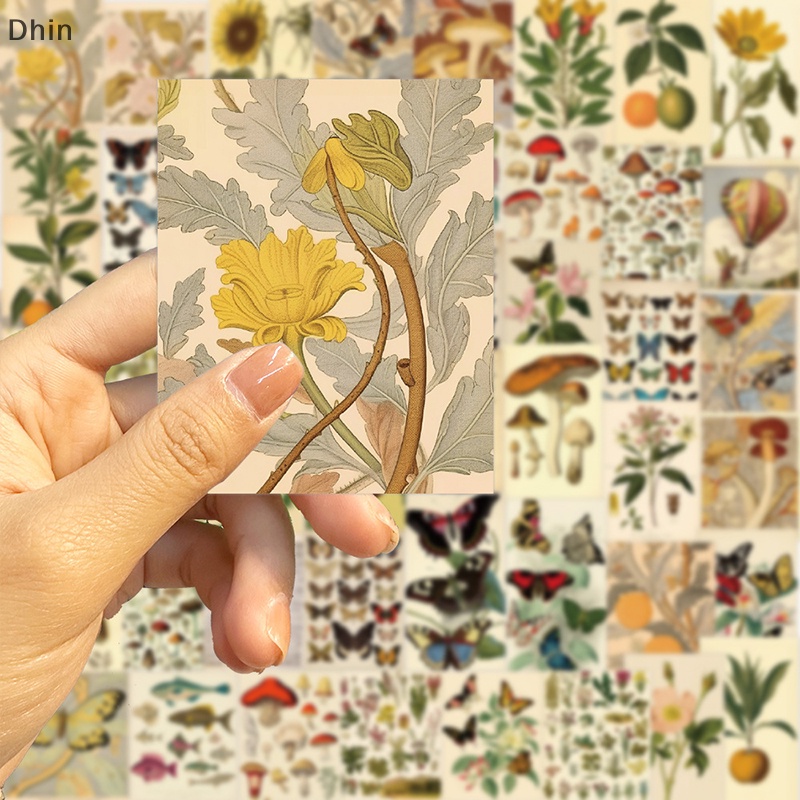 Bộ 50 Miếng Dán Laptop Họa Tiết Trái Cây Hoạt Hình Graffiti Đơn Giản