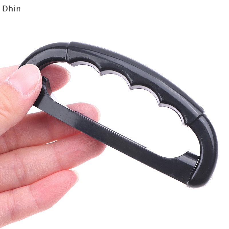 [Dhin] Núm Tay Cầm Túi Khí Vali Bằng Nhựa Màu Đen Sáng Tạo Chống Trượt Có Thể Gập Lại Thay Thế COD