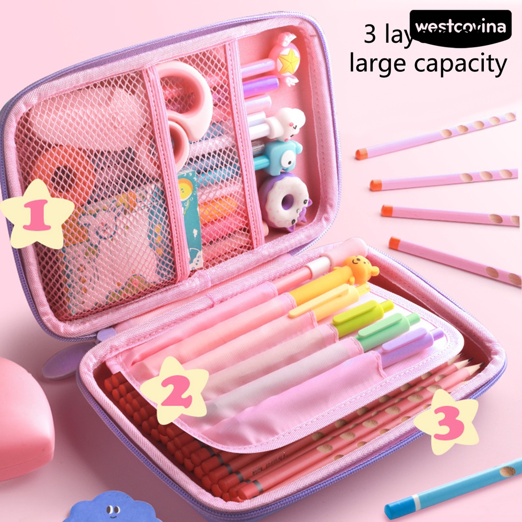 [WSTN] [WSTN]✎Hộp Đựng Bút EVA Tạo Hiệu Ứng 3D Họa Tiết Thỏ Hoạt Hình Dễ Thương