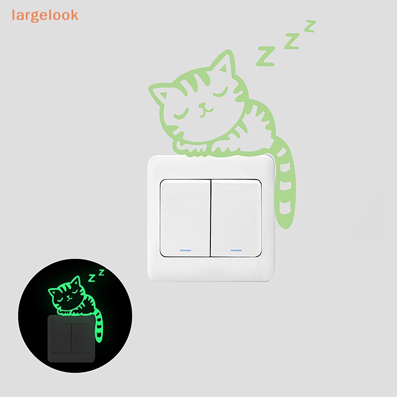 Đề Can Dán Công Tắc Trang Trí Dạ Quang Hình Thú Hoạt Hình Phát Sáng Trong Đêm