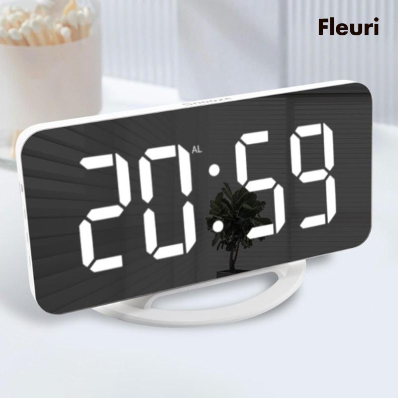 Đồng Hồ Báo Thức Điện Tử Màn Hình LED Kỹ Thuật Số Cỡ Lớn Để Bàn Trang Trí Cho Người Lớn Và Trẻ Em