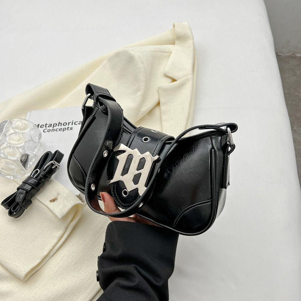 BLISS Túi Đeo Dưới Cánh Tay Bằng Da PU Sức Chứa Lớn Chống Nước Phong Cách Ins Cổ Điển Cho Nữ / Nữ