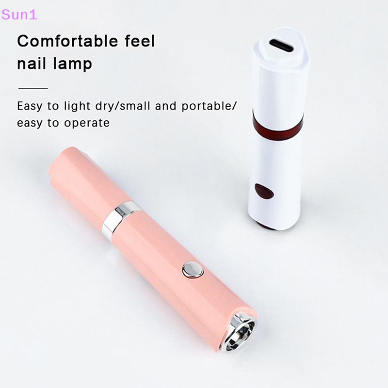 Sun1 &gt; Đèn LED UV Sấy Khô Móng Tay Nhanh Khô Mini Cầm Tay Dùng Tại Nhà DIY