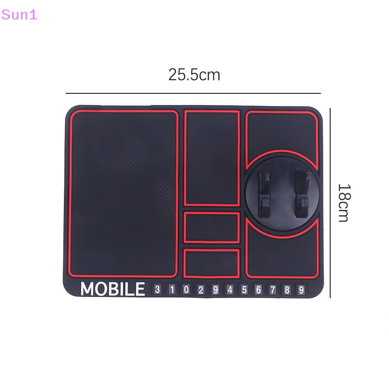 Sun1 > Giá Đỡ Điện Thoại / Bảng Điều Hướng Xoay 360 Độ Chống Trượt Sáng Tạo Và Thiết Thực Cho Xe Hơi