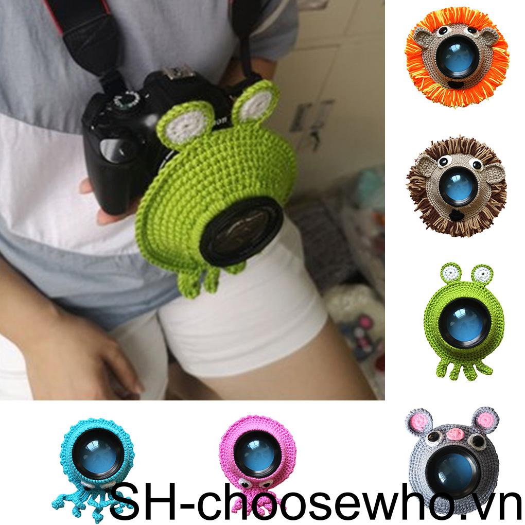 Vòng Carton Dệt Kim Thủ Công Dễ Thương Hướng Dẫn Trang Trí Ống Kính Máy Ảnh Cho Bé